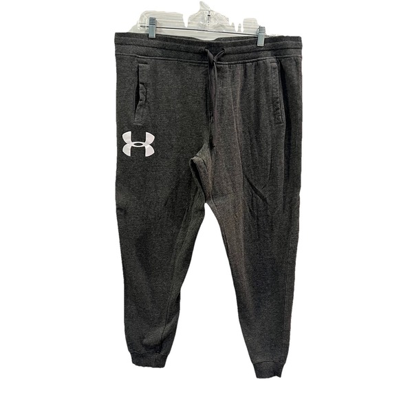 Under Armour Other - Under Armour Rival Fleece Joggers Men's XL Gray Loose Fit Sweatpants UA
